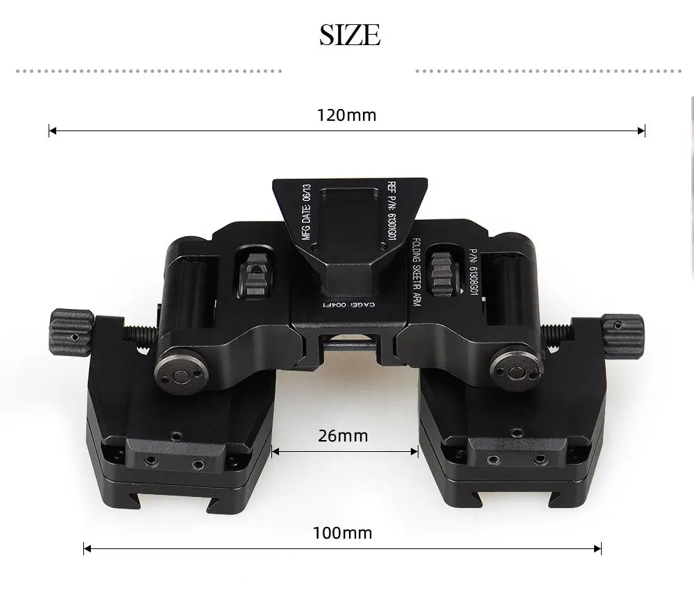 Binocular bridge NVG mount