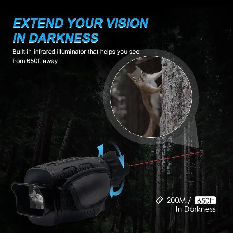 8X Infrared Night Vision Monocular