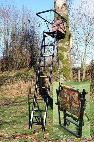 Telescoping Hunting Ladder - Portable Hunting Ladder