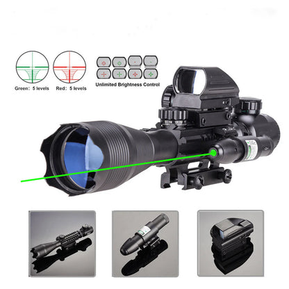 TAC-1: 4-16x50 Illuminated Reticle Scope Package